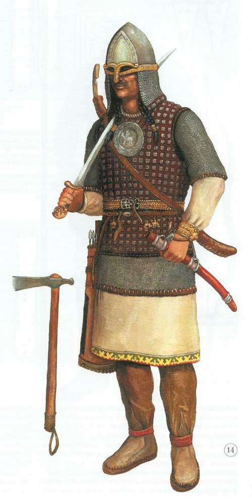 easy warrior of the second rank, Viking Age