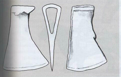 Native Siberian axes